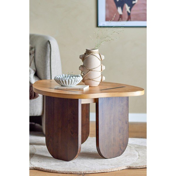 Dabīga toņa žurnālgaldiņš 60x75 cm Cilas – Bloomingville-image-1