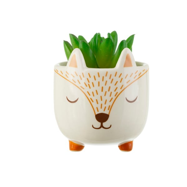 Akmens puķu poda apvalks ø 7 cm Woodland Fox – Sass & Belle-image-2