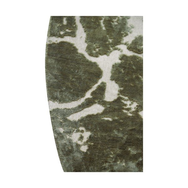 Haki zaļš apaļš paklājs ø 200 cm Sjors – Light & Living-image-4