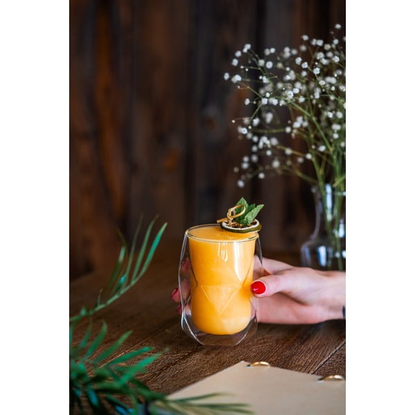 Dubultsienu lates glāzes (2 gab.) Vialli Design Geo, 250 ml-image-1