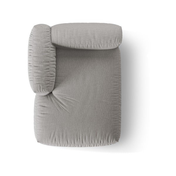 Gaiši pelēka modulārā dīvāna daļa (ar kreiso stūri) Martina – Micadoni Home-image-3