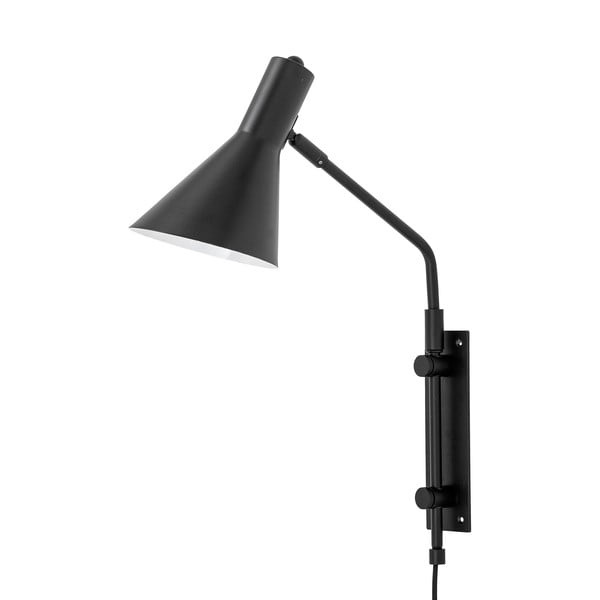 Melna sienas lampa Edil – Bloomingville-image-2