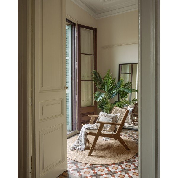 Saliekams dārza atpūtas krēsls no tumša akācijas koka Kave Home Geralda-image-1