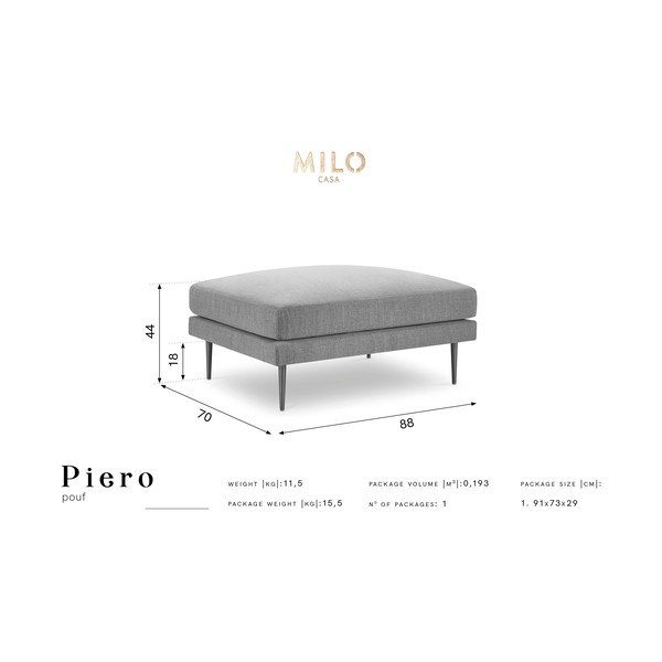 Dzeltens pufs Milo Casa Piero-image-3
