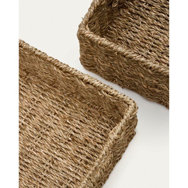 Uzglabāšanas grozi (2 gab.) no jūraszāles 36x27x10 cm Tossa – Kave Home-image-3