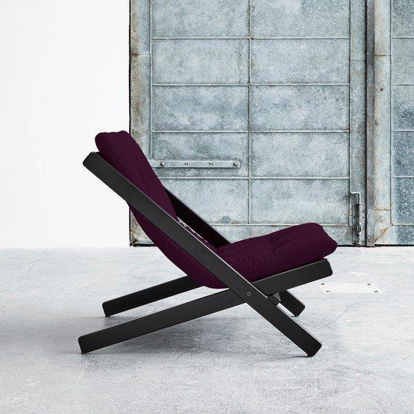 Karup Boogie saliekamais krēsls Black/Purple Plum-image-4