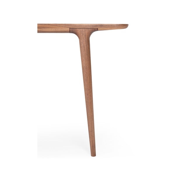 Valriekstkoka ēdamgalds 90x180 cm Fawn – Gazzda-image-4