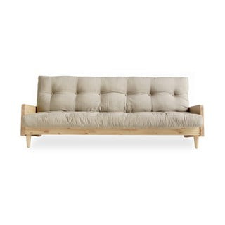 Izlaižams dīvāns Karup Design Indie Natural Clear Linen Beige