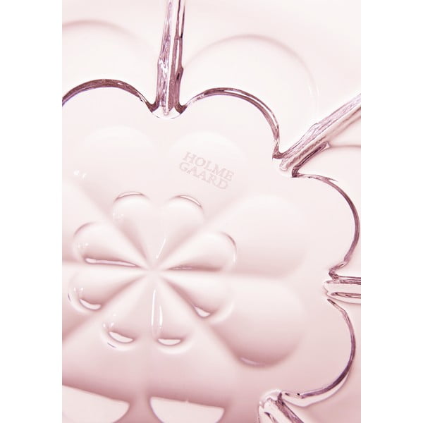 Gaiši rozā stikla bļoda ø 23 cm Lily – Holmegaard-image-1