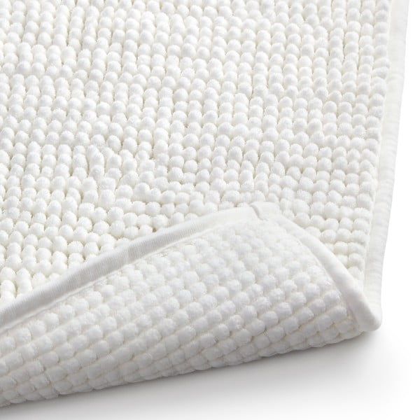 Balts vannas istabas paklājiņš 50x80 cm – Rayen-image-1