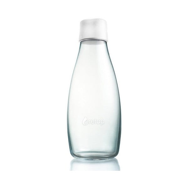 Pienaini balta stikla pudele ar mūža garantiju ReTap, 800 ml