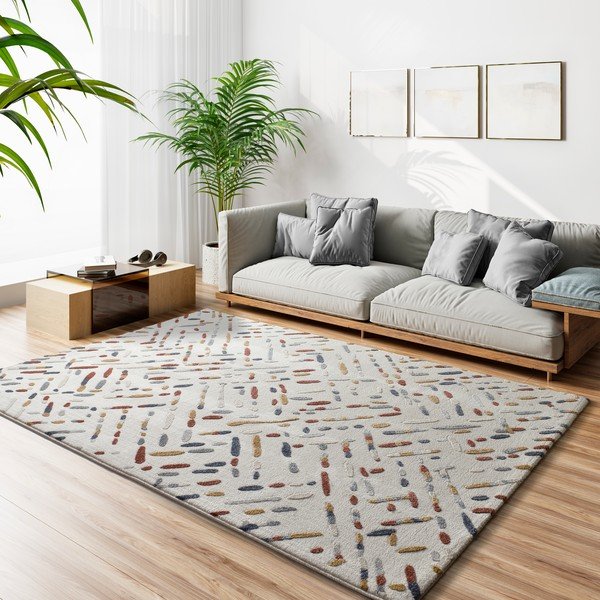 Bēšs paklājs 133x190 cm Amara – Universal-image-1