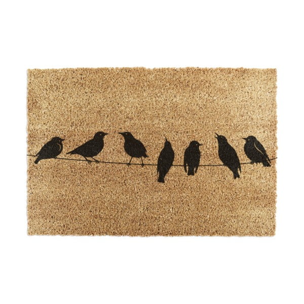 Kokosšķiedras kājslauķis 40x60 cm Birds On a Wire – Artsy Doormats