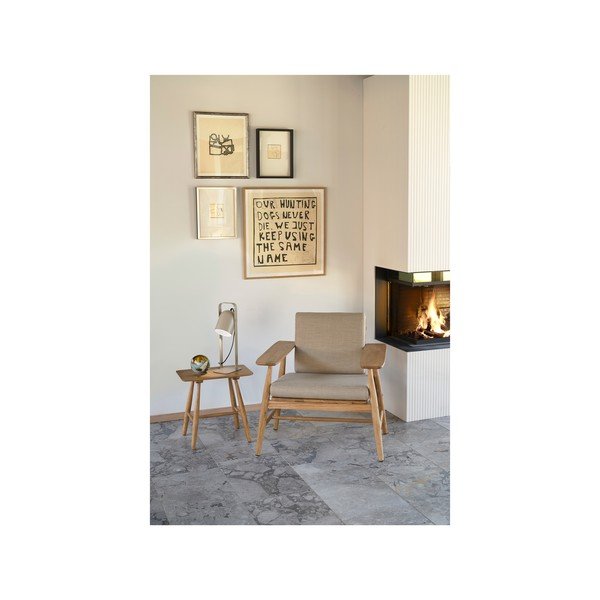 Bēša galda lampa (augstums 45 cm) Nesvik – Villa Collection-image-2