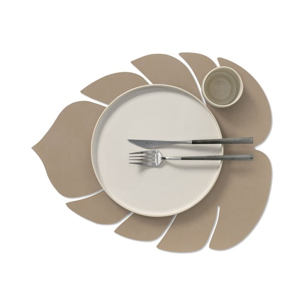 Galda paliktnis no ekoloģiskās ādas 35x42 cm Monstera Leaf Nupo – LIND DNA-image-1