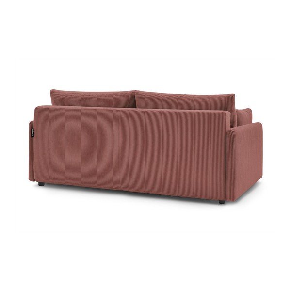 Rozā velveta salokāms dīvāns 211 cm Marcel – Bobochic Paris-image-4