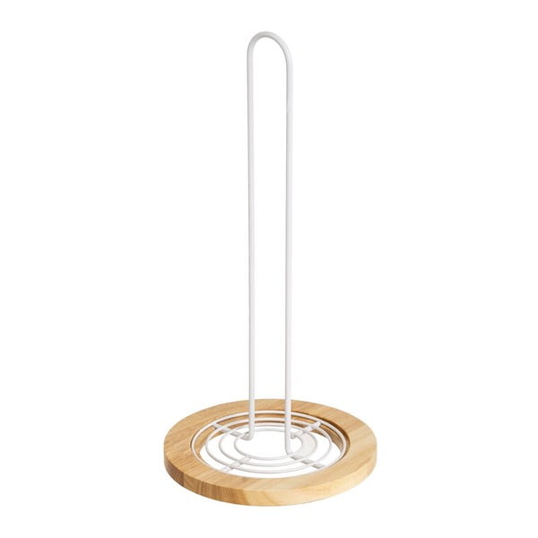 Balts/dabīga toņa metāla papīra dvieļu statīvs ø 15 cm – Casa Selección