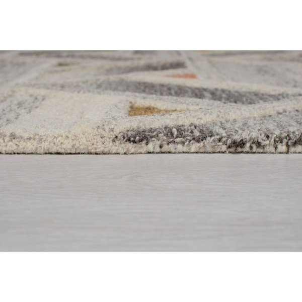 Pelēks vilnas paklājs Flair Rugs River, 120 x 170 cm-image-3