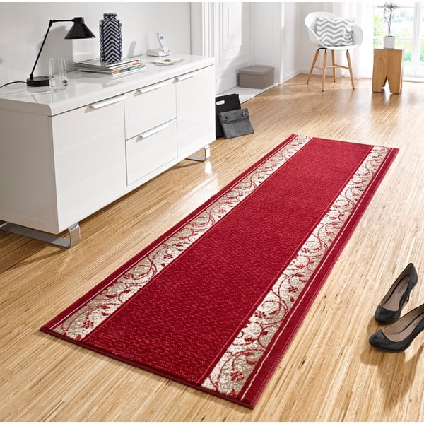 Paklājs Basic Elegance, 80x300 cm, sarkans-image-1
