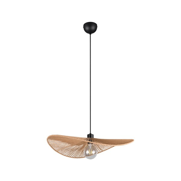 Matēti melna piekaramā lampa ø 58 cm Laurine – Trio