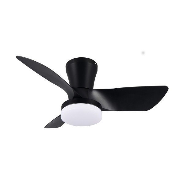 Melna LED griestu lampa Randers – Reality