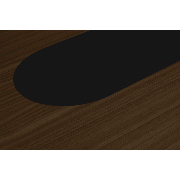 Ēdamgalds ar valriekstkoka imitācijas virsmu 180x100 cm Lago – TemaHome-image-1