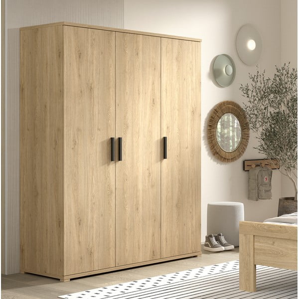 Dabīga toņa bērnu drēbju skapis 150x199x59 cm Sam – Vipack-image-1