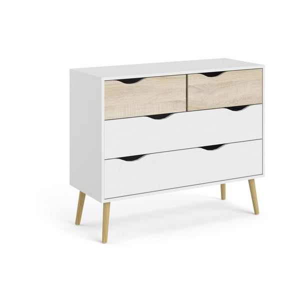 Balta kumode Tvilum Oslo, 99 x 82 cm-image-3