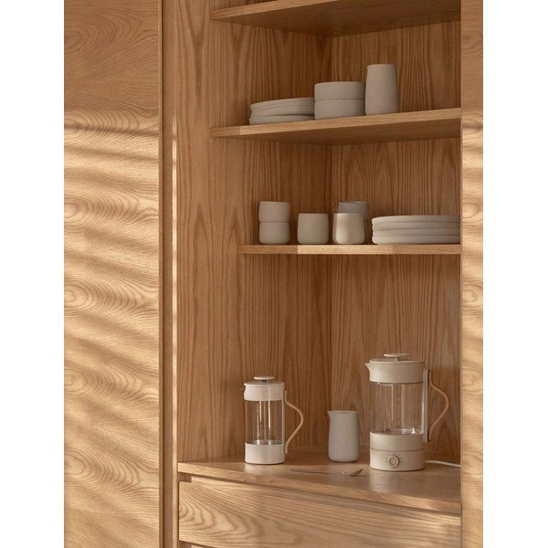 Bēša stikla elektriskā tējkanna 1,2 l Emma – Stelton-image-1