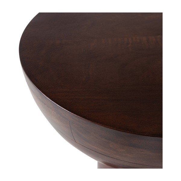 Mango masīvkoka apaļš sānu galdiņš ø 46 cm Emel – WOOOD-image-4