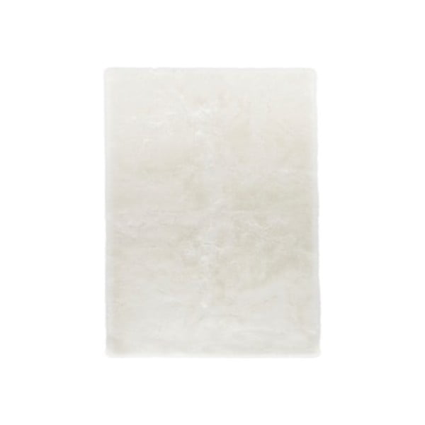Balts mākslīgās kažokādas paklājs Mint Rugs Soft, 120 x 170 cm