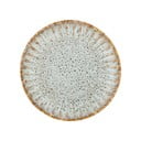 Zils/bēšs servēšanas akmensmasas šķīvis ø 17 cm Fleur – Bloomingville