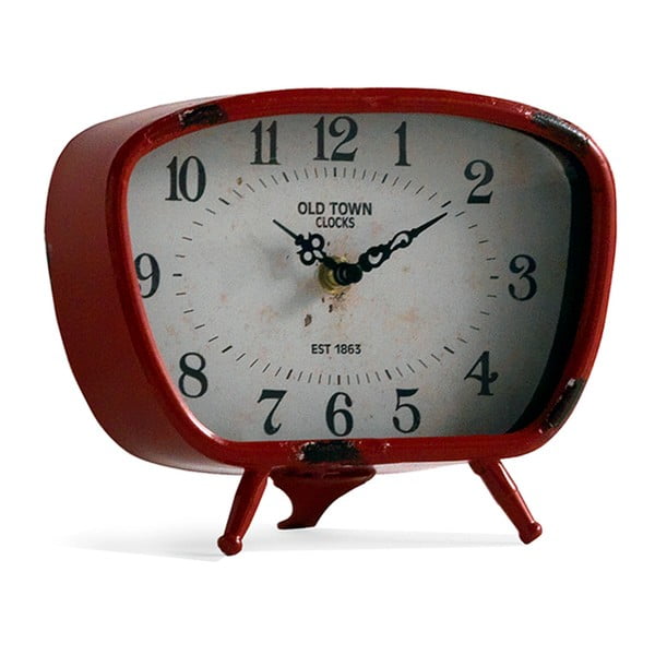 Sarkanās zosis Vecais galda pulkstenis