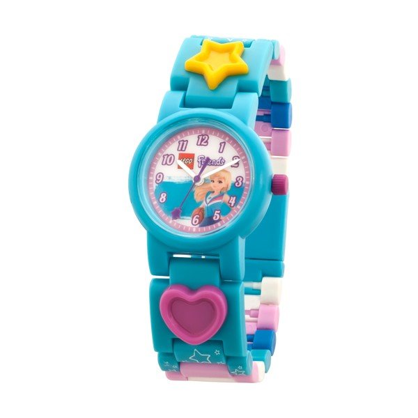 Gaiši zils LEGO® Friends Stephanie pulkstenis-image-1