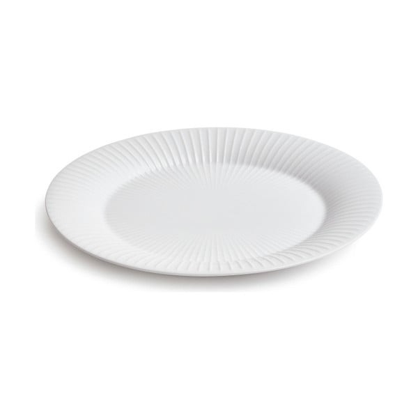 Balts porcelāna šķīvis Kähler Design Hammershoi, ⌀ 28 cm