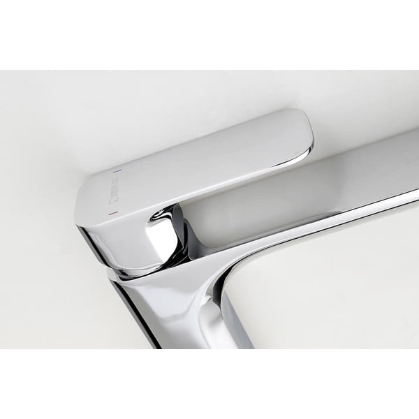 Spīdīgas sudraba krāsas stāvošs jaucējkrāns izlietnei Spy – Sapho-image-2