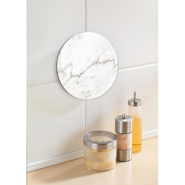 Balts stikla paliktnis Wenko Marble, ø 20 cm-image-1