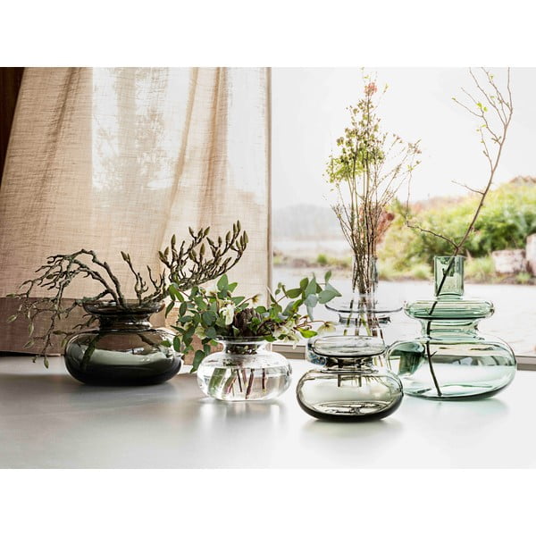 Zaļa stikla vāze Inu – Zone-image-1