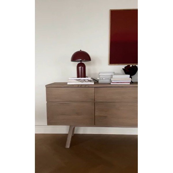 Dabīga toņa ozola masīvkoka kumode 170x77x42 cm Cleardale – Rowico-image-1