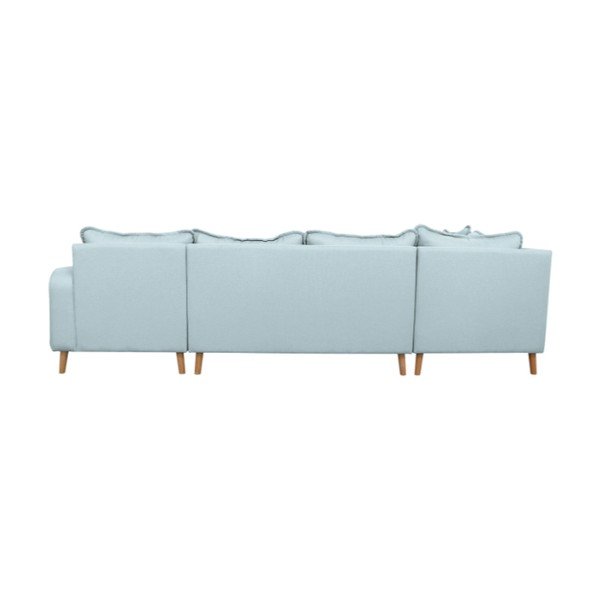 Gaiši zils stūra dīvāns (labais stūris) Beata – Ropez-image-4