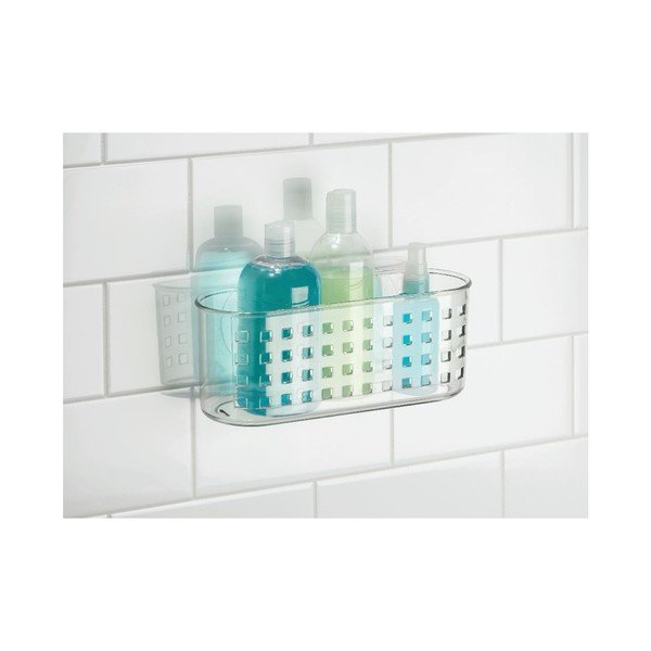 Caurspīdīgs dušas grozs ar piesūcekņiem iDesign Suction Shower-image-3