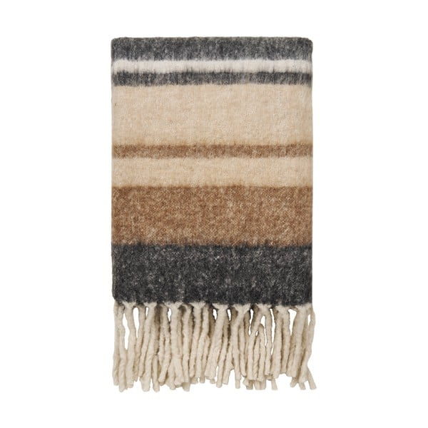 Brūns pleds no vilnas maisījuma 130x170 cm Carmel – House Nordic