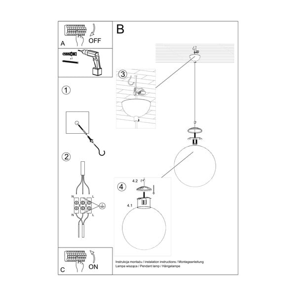 Balta griestu lampa Sollux Bianco 20-image-3