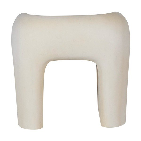 Ziloņkaula krāsas plastmasas dārza krēsls Nivo – WOOOD-image-3