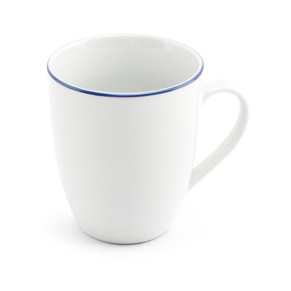 Balta porcelāna krūze 380 ml Basic White – BonBistro-image-1