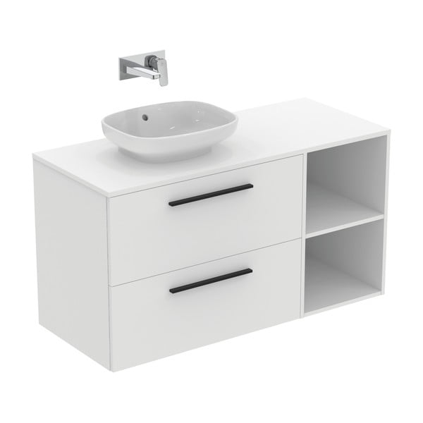 Antracīta pelēka vannasistabas letes virsma 100x51 cm i.Life B – Ideal Standard-image-3