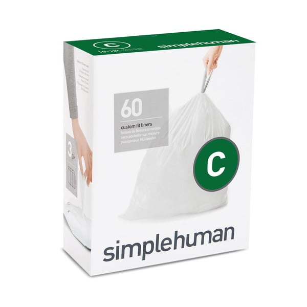 Atkritumu maisi (60 gab.) 12 l C – simplehuman