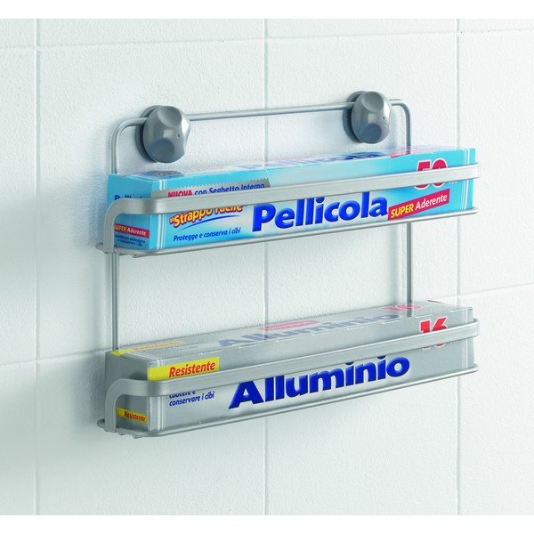 Metāla divstāvu uzglabāšanas grozs Metaltex Eureka-image-2