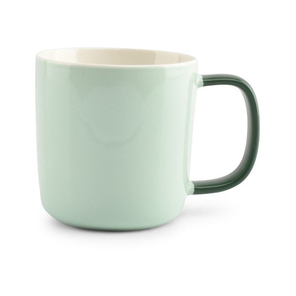 Gaiši zaļa krūze no sintētiskā kaula porcelāna 370 ml Mae – ONA