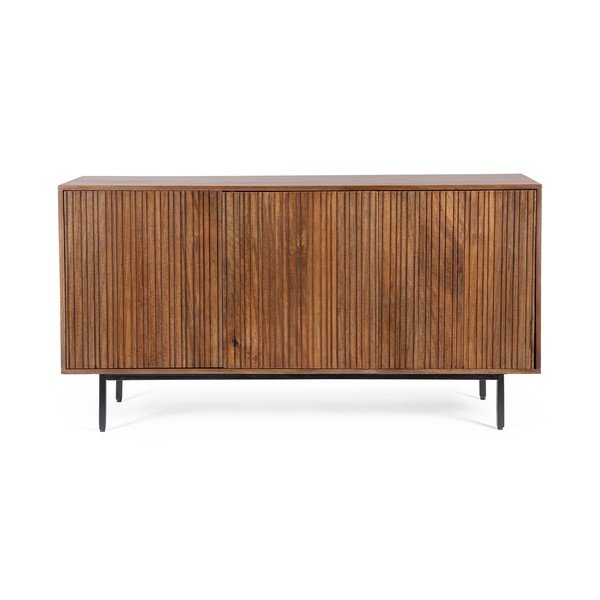 Dabīga toņa mango masīvkoka kumode 140x75x40 cm Tadita – Bizzotto-image-1